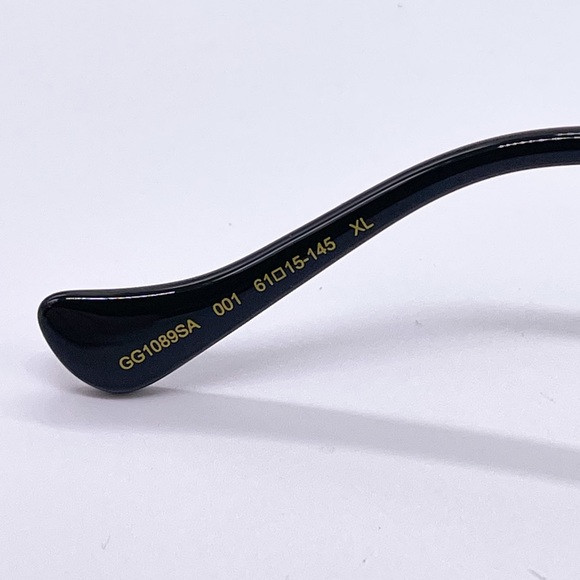 NEW GUCCI GG1089SA 001 + GOLD CHAIN NEW COLLECTION SUNGLASSES GUCCI - Picture 14 of 16